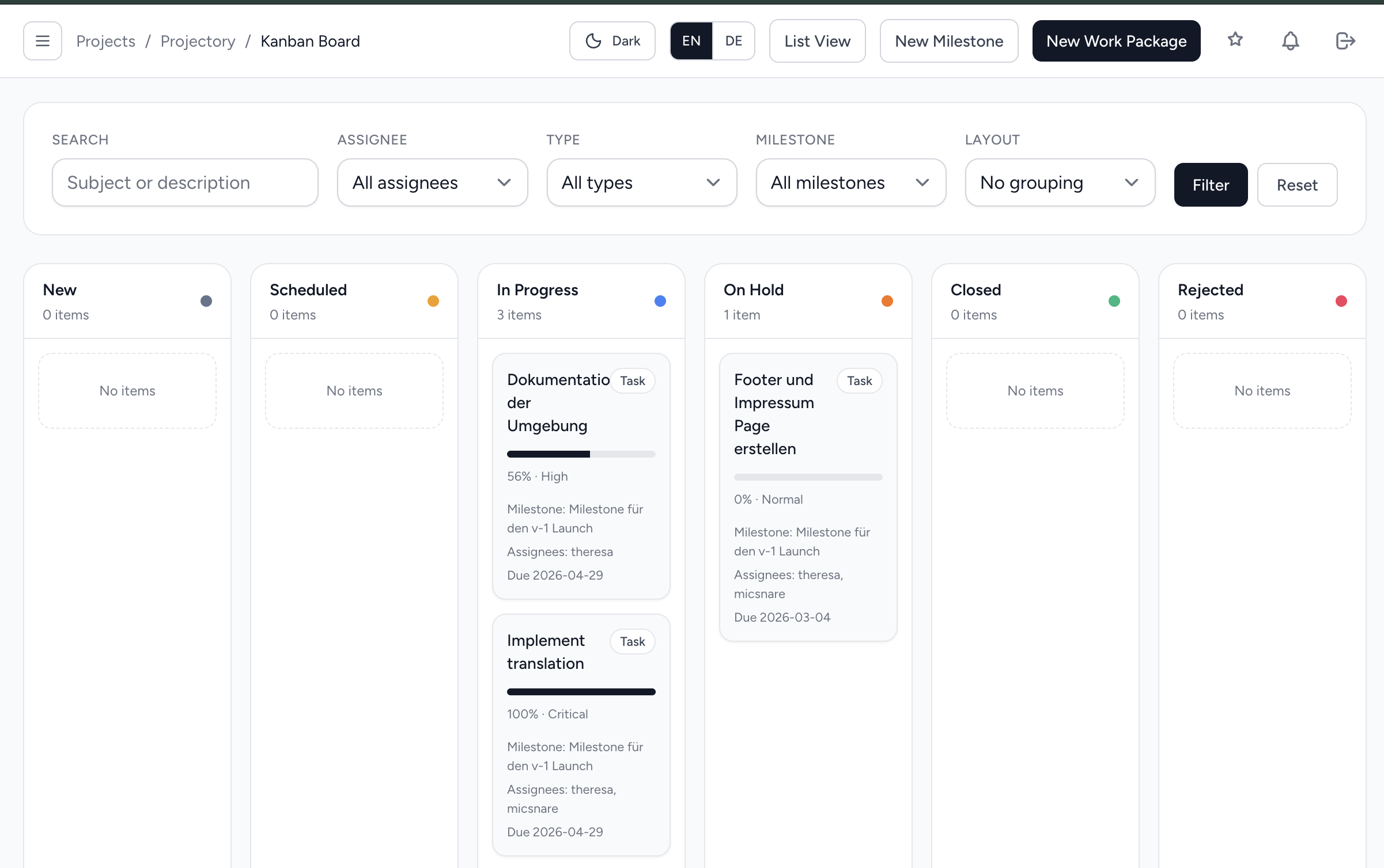 Kanban Workflow